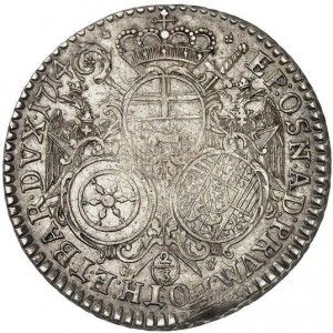 Реверс монеты Трир, ⅔ талера, 1714
