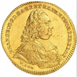 Аверс монеты Трир, 1 дукат, 1735-1752