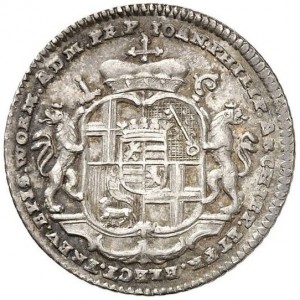 Аверс монеты Трир, 1/16 талера, 1768, Смерть архиепископа