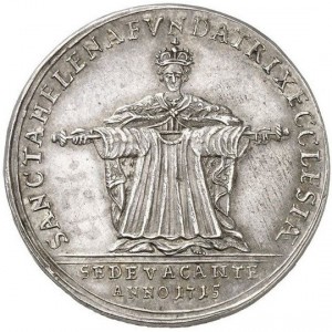 Аверс монеты Трир, ½ талера, 1715, Вакантный престол