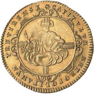 Аверс монеты Трир, 2 дуката, 1715, Вакантный престол