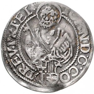 Реверс монеты Трир, 1 альбус, 1563-1564