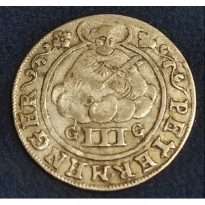 Реверс монеты Трир, 3 питерменгера, 1705-1709