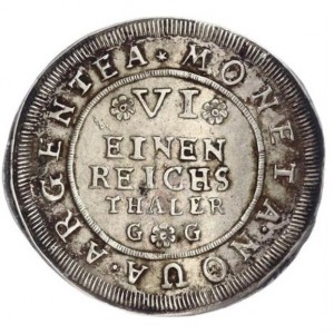 Реверс монеты Трир, ⅙ талера, 1705