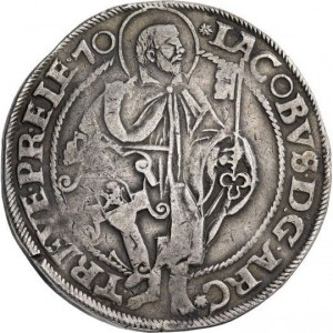 Реверс монеты Трир, 1 талер, 1570