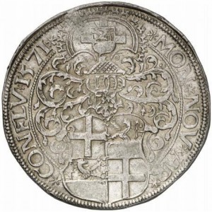 Аверс монеты Трир, 1 талер, 1571-1572