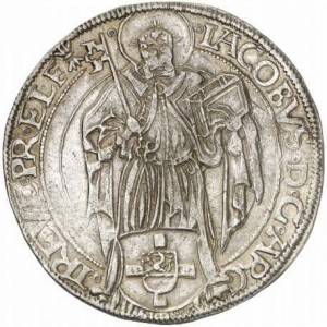 Реверс монеты Трир, 1 талер, 1571-1572