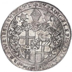 Реверс монеты Трир, 1 талер, 1681