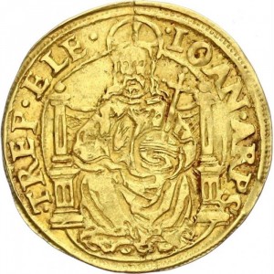 Реверс монеты Трир, 1 голдгульден, 1587
