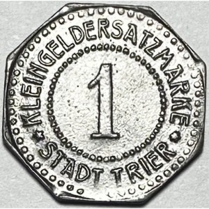 Реверс монеты Трир, 1 пфенниг, 1917