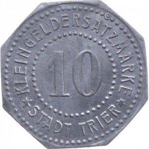 Реверс монеты Трир, 10 пфеннигов, 1917, Цинк, не магнетик