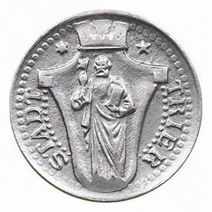 Аверс монеты Трир, 10 пфеннигов, 1917, Железо, магнетик
