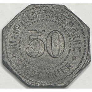 Реверс монеты Трир, 50 пфеннигов, 1917