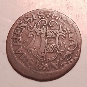Аверс монеты Висмар, 3 пфеннига, 1845
