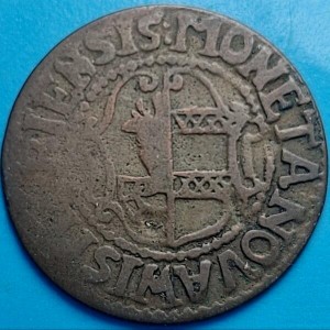 Аверс монеты Висмар, 6 пфеннигов, 1762
