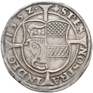 Реверс монеты Висмар, 1 талер, 1547-1552