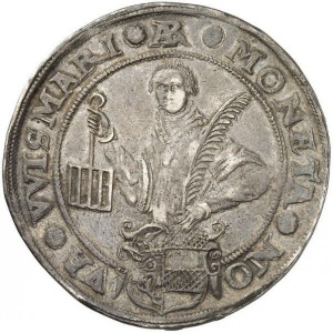 Реверс монеты Висмар, 1 талер, 1581