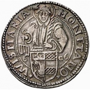 Реверс монеты Висмар, 1 талер, 1606