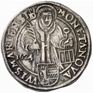 Реверс монеты Висмар, 1 талер, 1623-1624