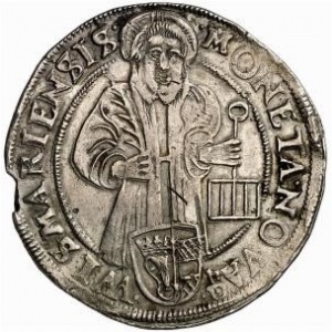 Реверс монеты Висмар, 1 талер, 1625-1628