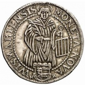 Реверс монеты Висмар, 1 талер, 1673