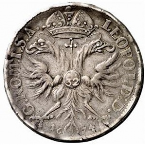 Аверс монеты Висмар, 1 талер, 1674