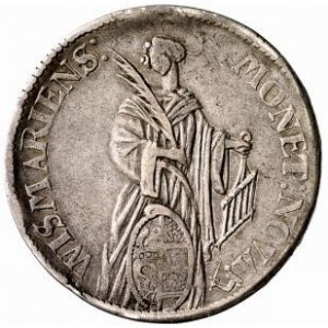 Реверс монеты Висмар, 1 талер, 1674