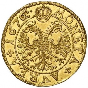 Аверс монеты Висмар, 1 дукат, 1672-1676