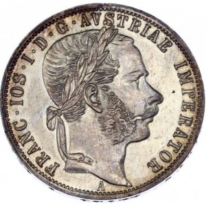 Аверс монеты Австрийская империя, 1 флорин, 1867-1872