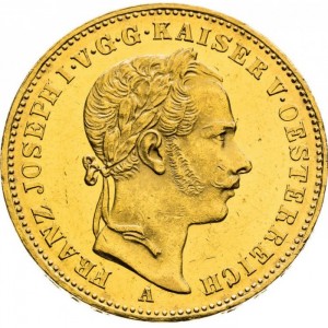 Аверс монеты Австрийская империя, 1 крона, 1858-1865