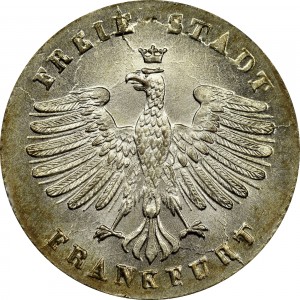Аверс монеты Вольный город Франкфурт, 1 крейцер, 1838-1857