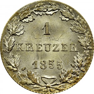 Реверс монеты Вольный город Франкфурт, 1 крейцер, 1838-1857