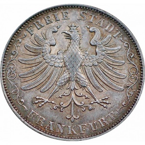 Аверс монеты Вольный город Франкфурт, 1 гульден, 1842-1855
