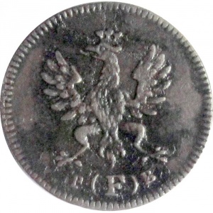 Аверс монеты Вольный город Франкфурт, 1 геллер, 1773-1782