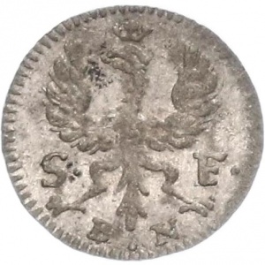 Аверс монеты Вольный город Франкфурт, ¼ крейцера, 1765