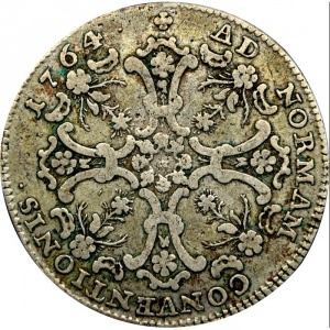 Реверс монеты Вольный город Франкфурт, 20 крейцеров, 1763-1764
