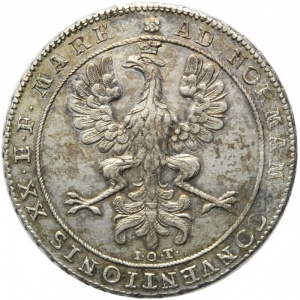 Аверс монеты Вольный город Франкфурт, ½ талера, 1762