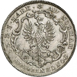 Аверс монеты Вольный город Франкфурт, ½ талера, 1762-1764