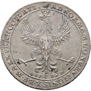 Аверс монеты Вольный город Франкфурт, 1 талер, 1764