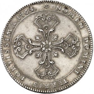 Реверс монеты Вольный город Франкфурт, 1 талер, 1764-1765