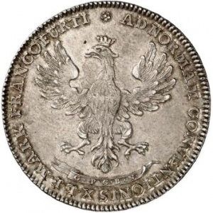 Аверс монеты Вольный город Франкфурт, 1 талер, 1766-1767
