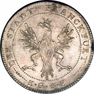 Аверс монеты Вольный город Франкфурт, 1 талер, 1796