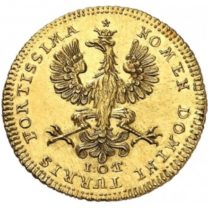 Аверс монеты Вольный город Франкфурт, 1 дукат, 1762