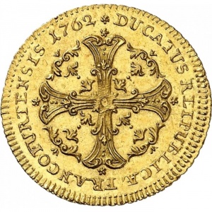 Реверс монеты Вольный город Франкфурт, 1 дукат, 1762