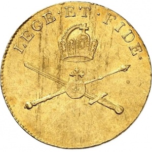 Реверс монеты Вольный город Франкфурт, ¾ дуката, 1792, Коронация Франца II