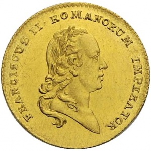 Аверс монеты Вольный город Франкфурт, 1 дукат, 1792, Коронация Франца II