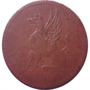 Аверс монеты Вольный город Франкфурт, 1 геллер, 1819, Грифон