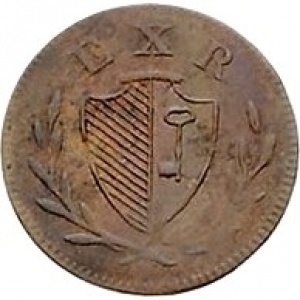 Аверс монеты Вольный город Франкфурт, 1 винер, 1814, Герб