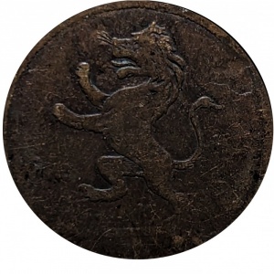 Аверс монеты Вольный город Франкфурт, 1 пфенниг, 1817-1819, Лев