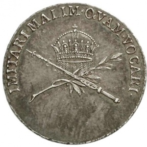 Аверс монеты Вольный город Франкфурт, ¾ дуката, 1792, Коронация Франца II
